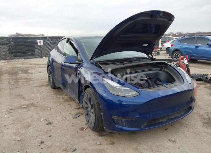 2023 Tesla Model Y PERFORMANCE DUAL MOTOR ALL-WHEEL DRIVE (VIN 7SAYGDEF3PF755077) main photo