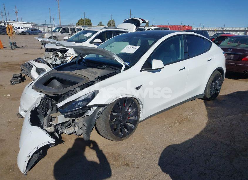 Photo 2 of 2023 Tesla Model Y PERFORMANCE DUAL MOTOR ALL-WHEEL DRIVE (VIN 7SAYGDEF3PF761252)