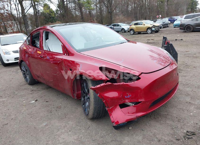 2024 Tesla Model Y PERFORMANCE DUAL MOTOR ALL-WHEEL DRIVE (VIN 7SAYGDEF3RA321483) main photo