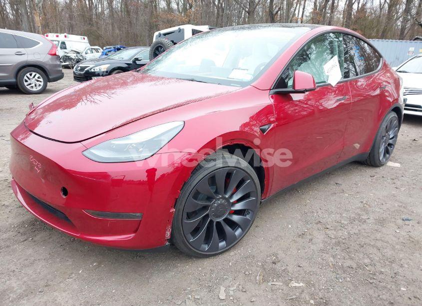 Photo 2 of 2024 Tesla Model Y PERFORMANCE DUAL MOTOR ALL-WHEEL DRIVE (VIN 7SAYGDEF3RA321483)