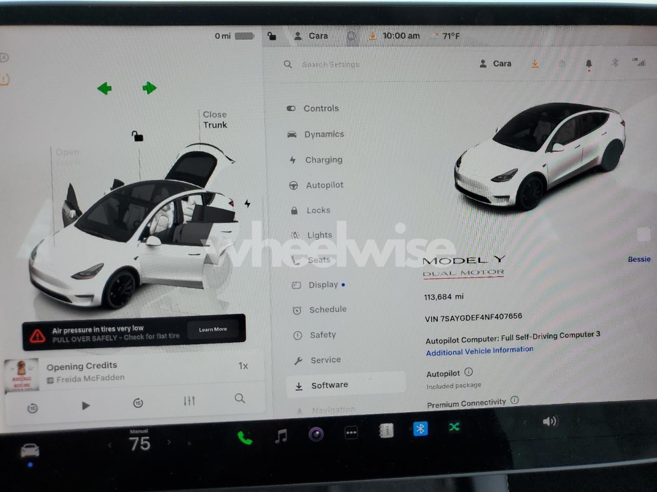 Photo 9 of 2022 TESLA MODEL Y (VIN 7SAYGDEF4NF407656)