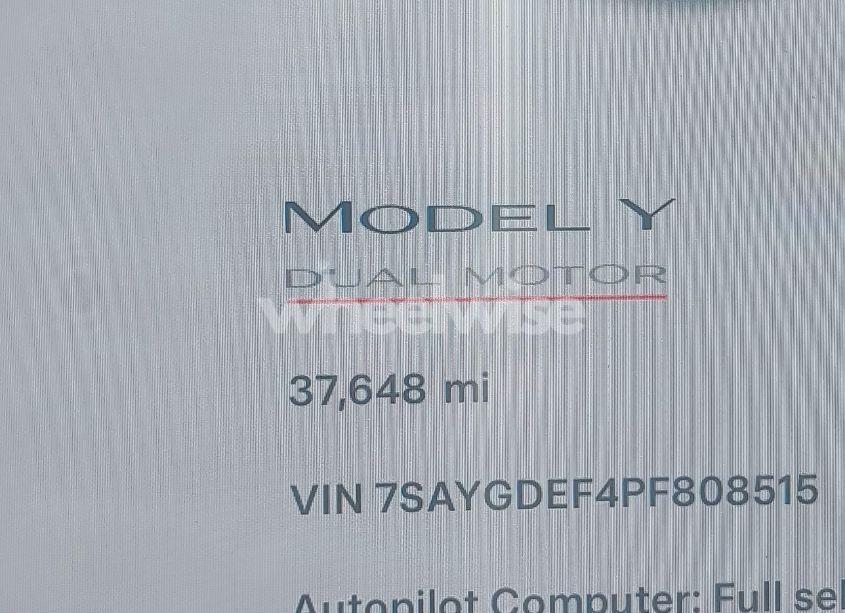 Photo 16 of 2023 Tesla Model Y PERFORMANCE DUAL MOTOR ALL-WHEEL DRIVE (VIN 7SAYGDEF4PF808515)
