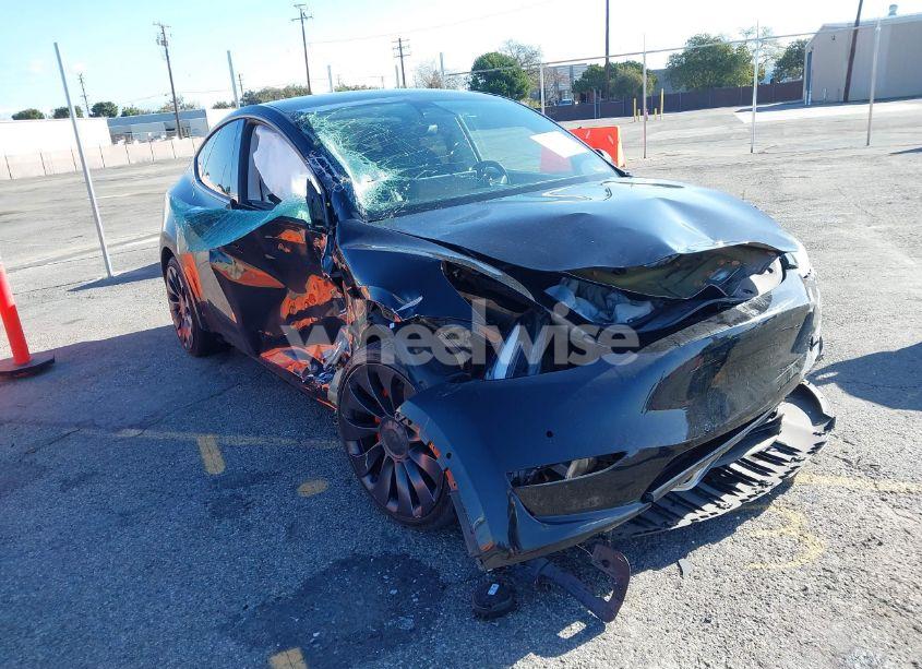 2022 Tesla Model Y PERFORMANCE DUAL MOTOR ALL-WHEEL DRIVE (VIN 7SAYGDEF5NF336693) main photo
