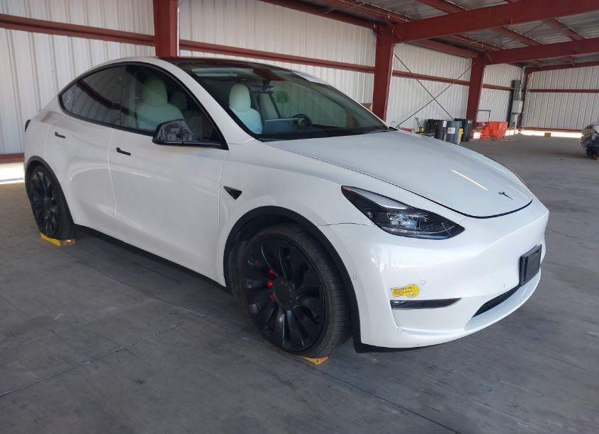 2022 Tesla Model Y PERFORMANCE DUAL MOTOR ALL-WHEEL DRIVE (VIN 7SAYGDEF5NF410193) main photo