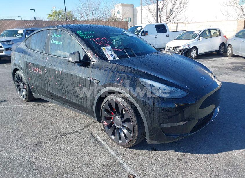 2022 Tesla Model Y PERFORMANCE DUAL MOTOR ALL-WHEEL DRIVE (VIN 7SAYGDEF5NF550549) main photo