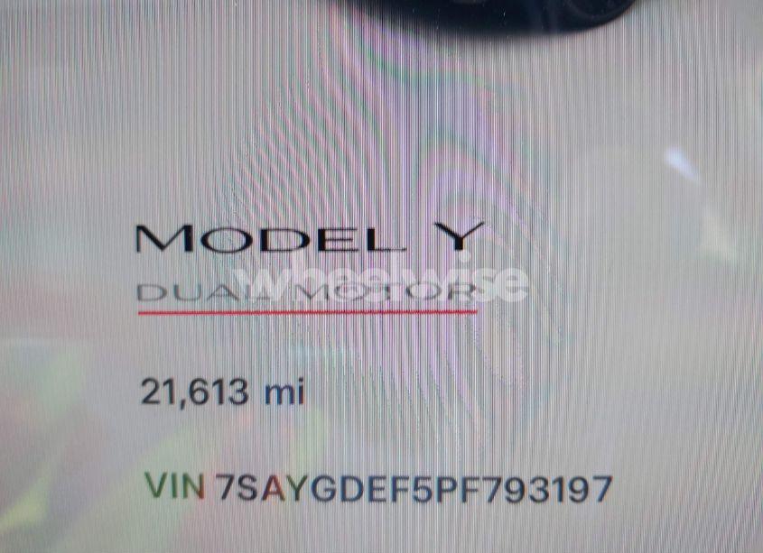 Photo 7 of 2023 Tesla Model Y PERFORMANCE DUAL MOTOR ALL-WHEEL DRIVE (VIN 7SAYGDEF5PF793197)