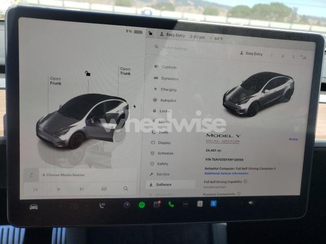Photo 6 of 2024 TESLA MODEL Y (VIN 7SAYGDEF5RF128156)