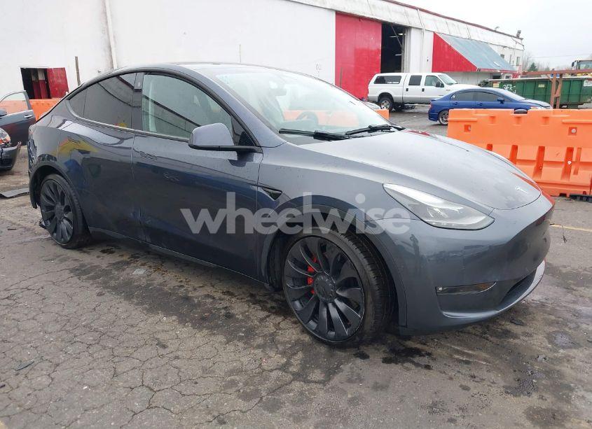 2022 Tesla Model Y PERFORMANCE DUAL MOTOR ALL-WHEEL DRIVE (VIN 7SAYGDEF6NF397504) main photo