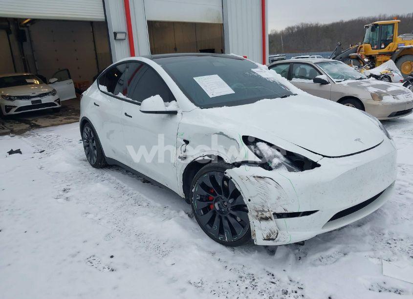 2022 Tesla Model Y PERFORMANCE DUAL MOTOR ALL-WHEEL DRIVE (VIN 7SAYGDEF6NF510920) main photo