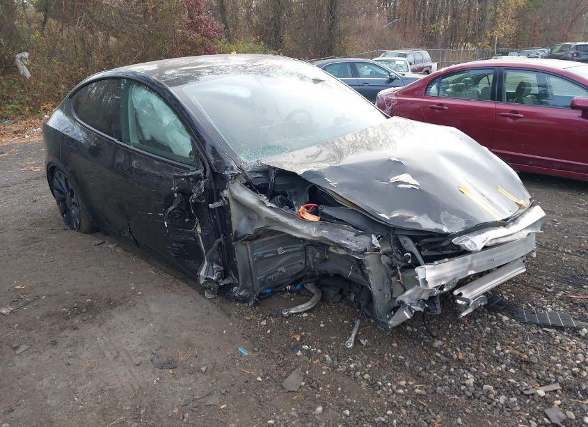 2022 Tesla Model Y PERFORMANCE DUAL MOTOR ALL-WHEEL DRIVE (VIN 7SAYGDEF6NF531105) main photo