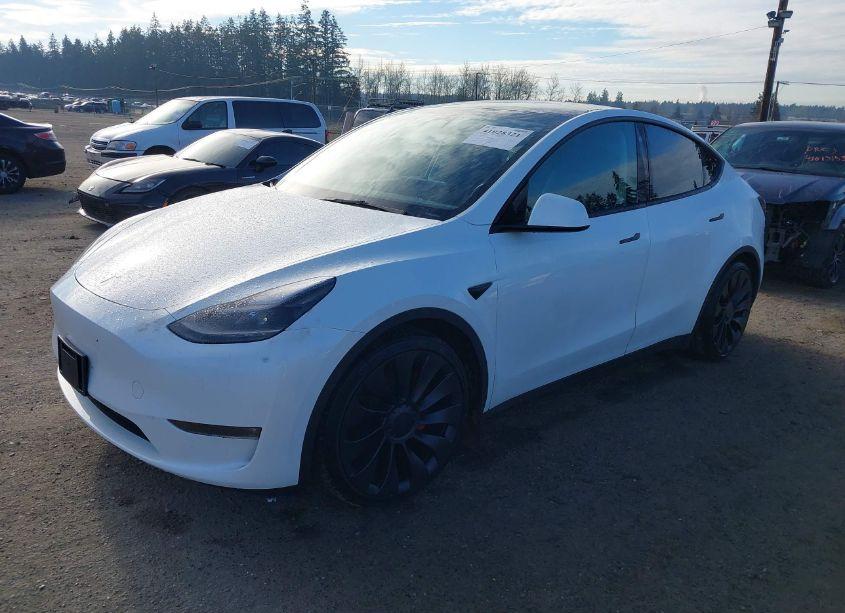 Photo 2 of 2023 Tesla Model Y PERFORMANCE DUAL MOTOR ALL-WHEEL DRIVE (VIN 7SAYGDEF6PF715771)