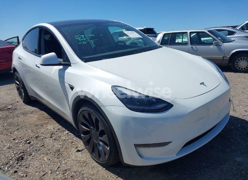 2022 Tesla Model Y PERFORMANCE DUAL MOTOR ALL-WHEEL DRIVE (VIN 7SAYGDEF7NF327400) main photo
