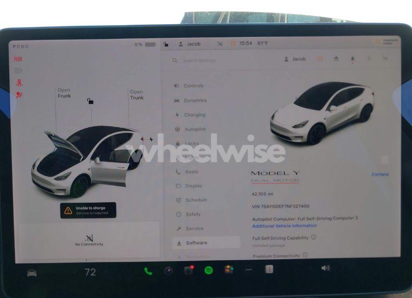 Photo 19 of 2022 Tesla Model Y PERFORMANCE DUAL MOTOR ALL-WHEEL DRIVE (VIN 7SAYGDEF7NF327400)