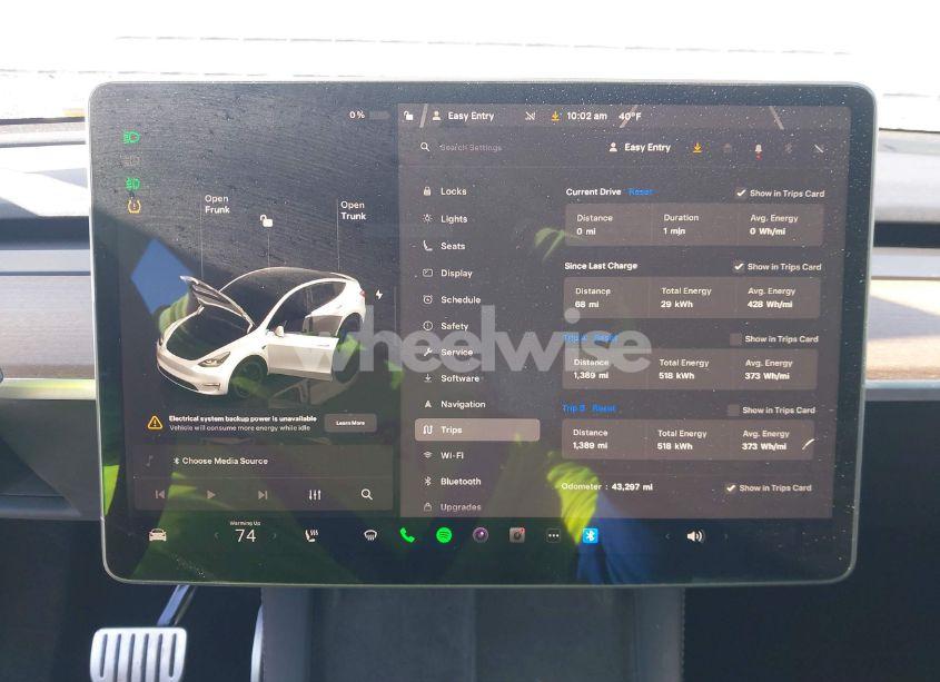 Photo 18 of 2022 Tesla Model Y PERFORMANCE DUAL MOTOR ALL-WHEEL DRIVE (VIN 7SAYGDEF7NF537401)