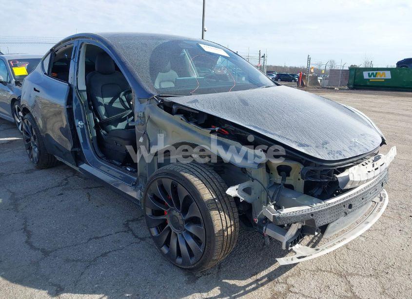 2023 Tesla Model Y PERFORMANCE DUAL MOTOR ALL-WHEEL DRIVE (VIN 7SAYGDEF7PF590750) main photo