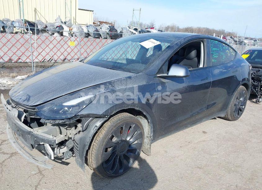 Photo 2 of 2023 Tesla Model Y PERFORMANCE DUAL MOTOR ALL-WHEEL DRIVE (VIN 7SAYGDEF7PF590750)