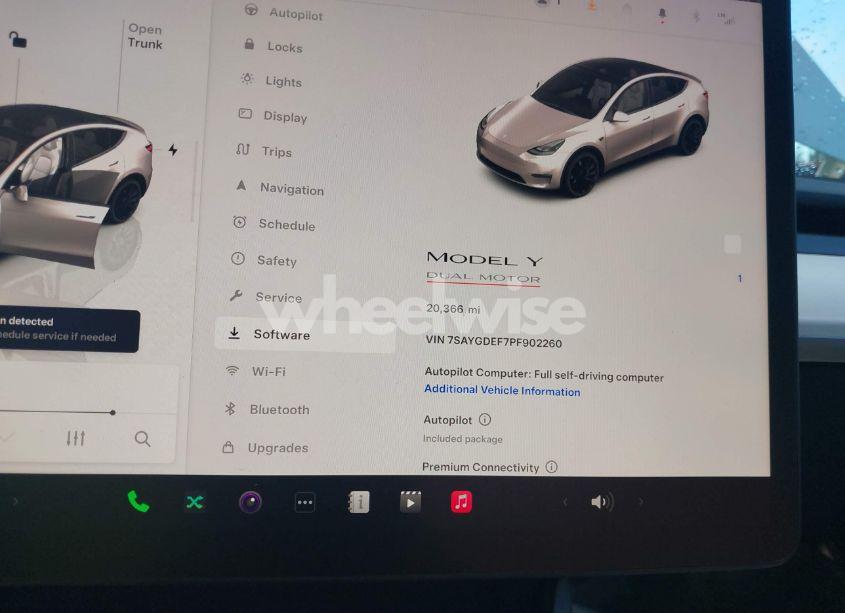 Photo 7 of 2023 Tesla Model Y PERFORMANCE DUAL MOTOR ALL-WHEEL DRIVE (VIN 7SAYGDEF7PF902260)