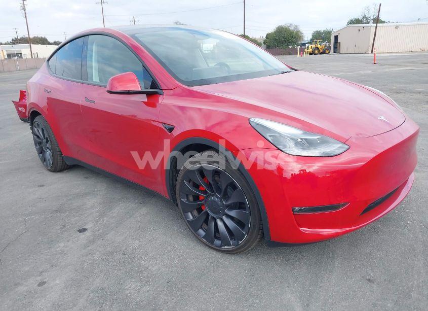 2023 Tesla Model Y PERFORMANCE DUAL MOTOR ALL-WHEEL DRIVE (VIN 7SAYGDEF7PF976777) main photo