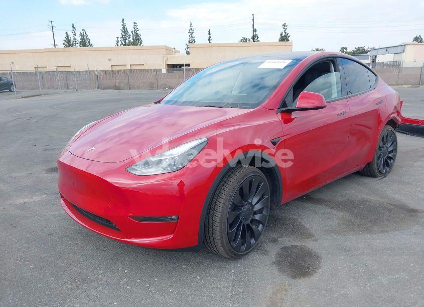 Photo 2 of 2023 Tesla Model Y PERFORMANCE DUAL MOTOR ALL-WHEEL DRIVE (VIN 7SAYGDEF7PF976777)