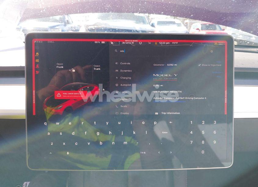 Photo 7 of 2024 Tesla Model Y PERFORMANCE DUAL MOTOR ALL-WHEEL DRIVE (VIN 7SAYGDEF7RF029774)