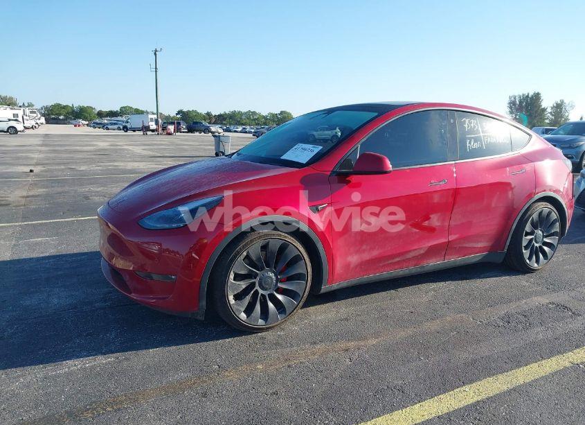Photo 2 of 2022 Tesla Model Y PERFORMANCE DUAL MOTOR ALL-WHEEL DRIVE (VIN 7SAYGDEF8NF351981)