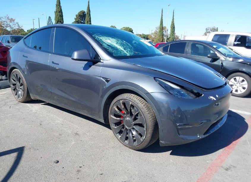 2022 Tesla Model Y PERFORMANCE DUAL MOTOR ALL-WHEEL DRIVE (VIN 7SAYGDEF8NF398556) main photo
