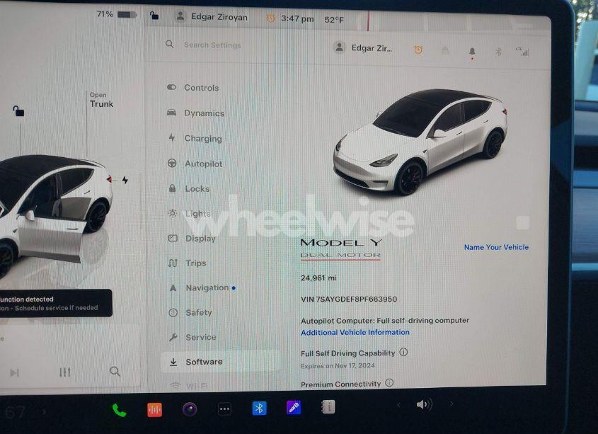 Photo 7 of 2023 Tesla Model Y AWD/PERFORMANCE DUAL MOTOR ALL-WHEEL DRIVE (VIN 7SAYGDEF8PF663950)