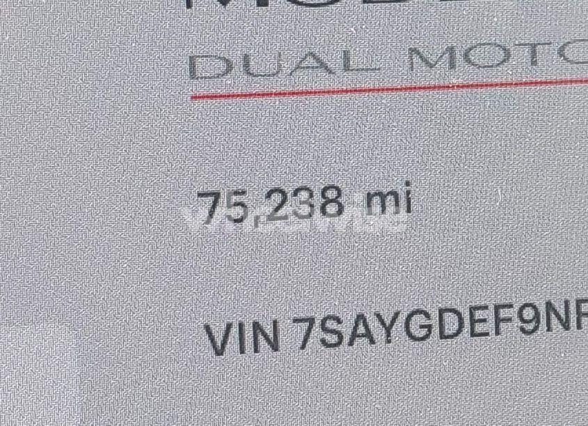 Photo 15 of 2022 Tesla Model Y PERFORMANCE DUAL MOTOR ALL-WHEEL DRIVE (VIN 7SAYGDEF9NF368188)