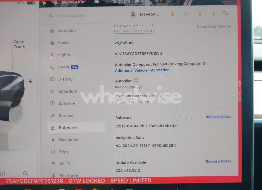 Photo 18 of 2023 Tesla Model Y PERFORMANCE DUAL MOTOR ALL-WHEEL DRIVE (VIN 7SAYGDEF9PF761238)