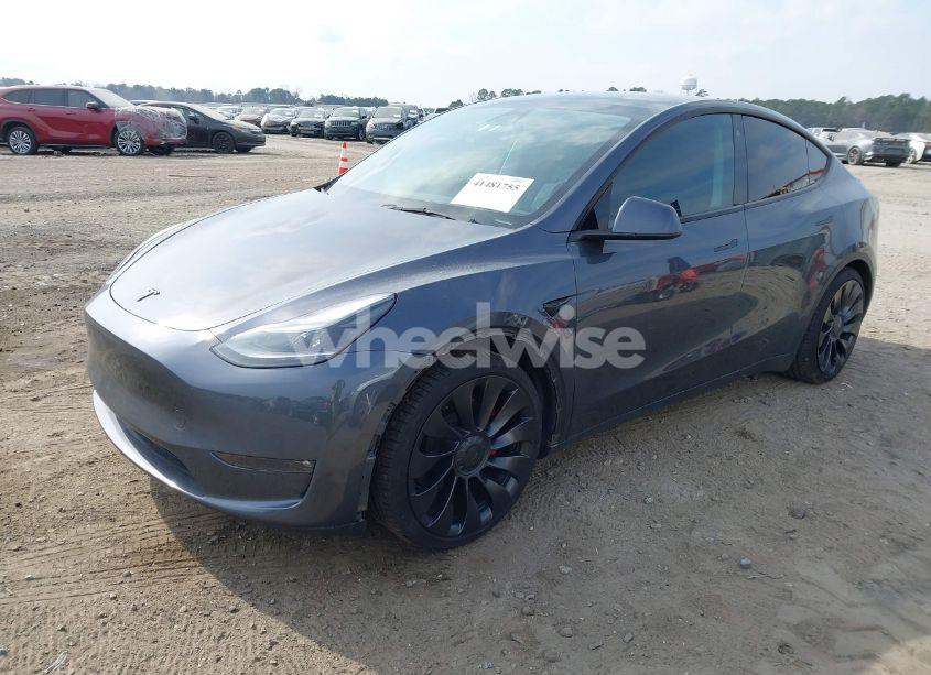 Photo 2 of 2023 Tesla Model Y PERFORMANCE DUAL MOTOR ALL-WHEEL DRIVE (VIN 7SAYGDEF9PF761238)