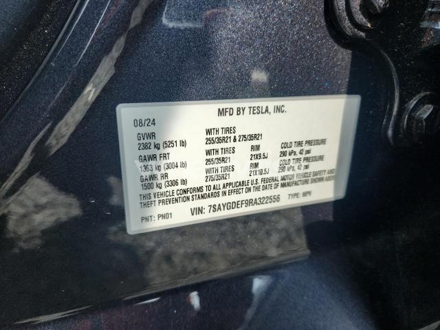 2024 TESLA MODEL Y (VIN 7SAYGDEF9RA322556) main photo