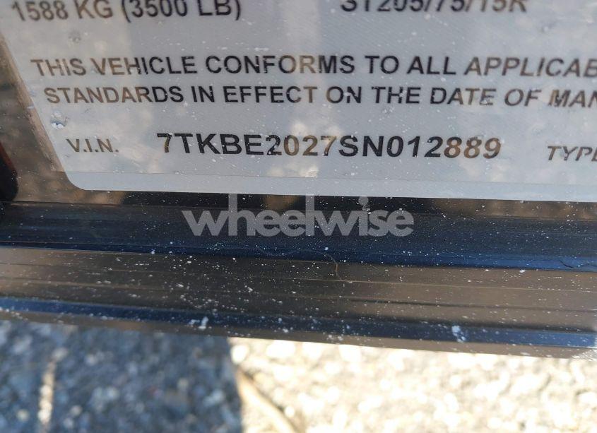 Photo 9 of 2025 Trailer 8.5x20ta35 (VIN 7TKBE2027SN012889)