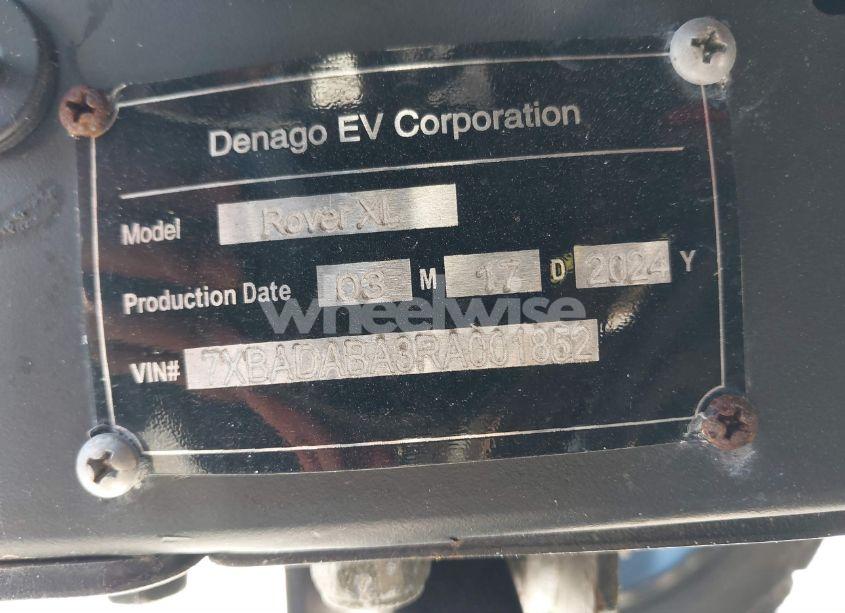 Photo 9 of 2024 Denago Ev ROVER XL (VIN 7XBADABA3RA001852)