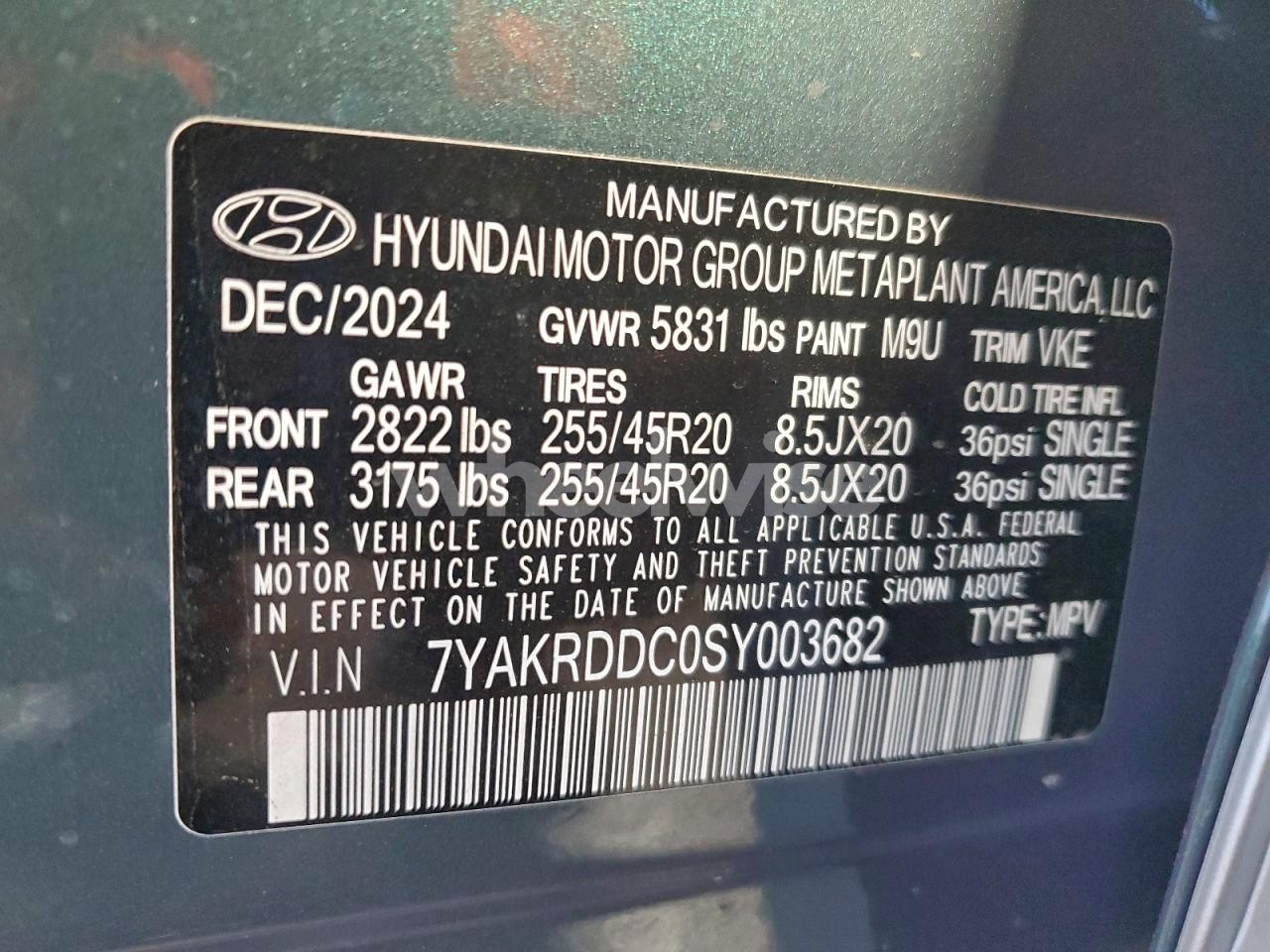 Photo 14 of 2025 HYUNDAI IONIQ 5 LIMITED (VIN 7YAKRDDC0SY003682)