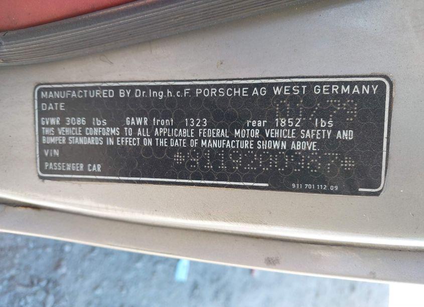 Photo 9 of 1979 Porsche 911 (VIN 9119200987)