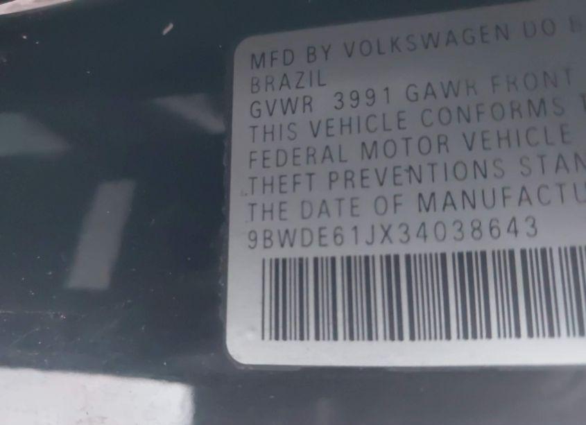 Photo 9 of 2003 Volkswagen Gti 1.8T (VIN 9BWDE61JX34038643)