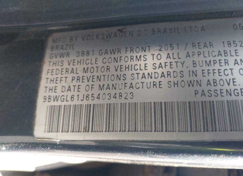 Photo 9 of 2005 Volkswagen Golf GLS 2.0L (VIN 9BWGL61J654034823)