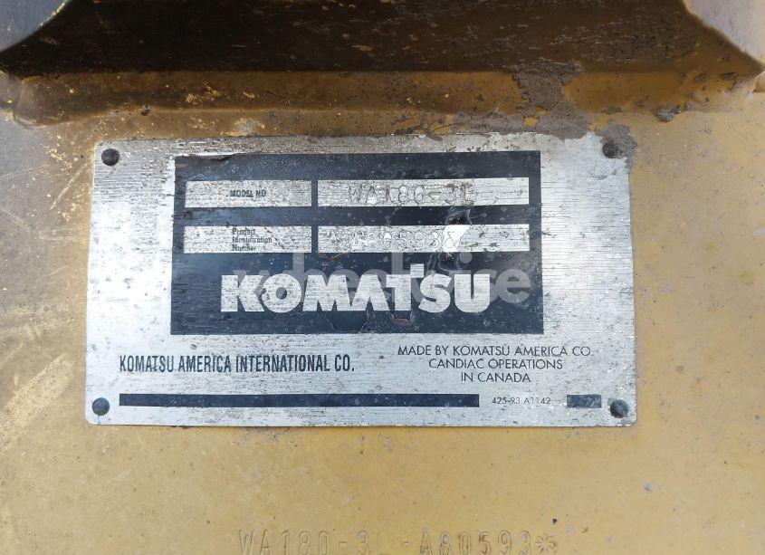 Photo 9 of 2000 Komatsu Wa 180-3L (VIN A80593)