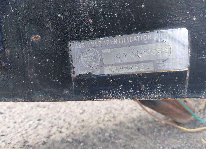 Photo 9 of 2000 Utility Trailer (VIN CA1104352)