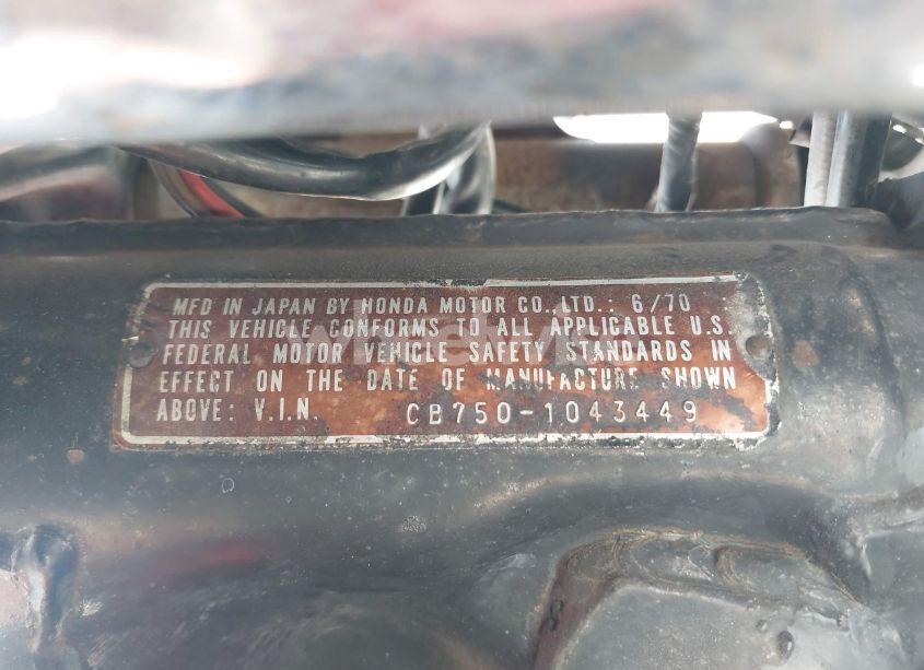 Photo 9 of 1971 Honda S2000 (VIN CB7501043449)