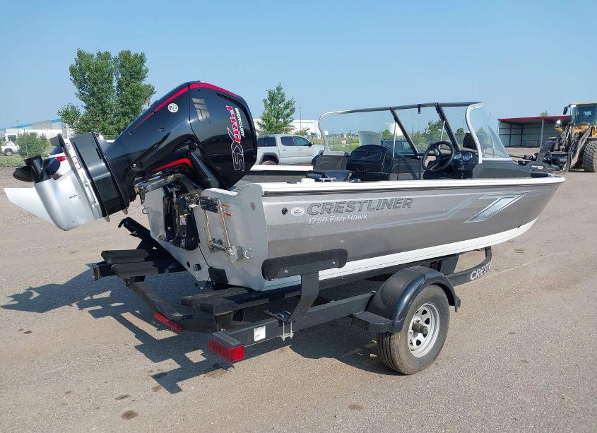 Photo 4 of 2021 Crestliner 1750 FISH HAWK & TRAILER (VIN CRCFM234D121)
