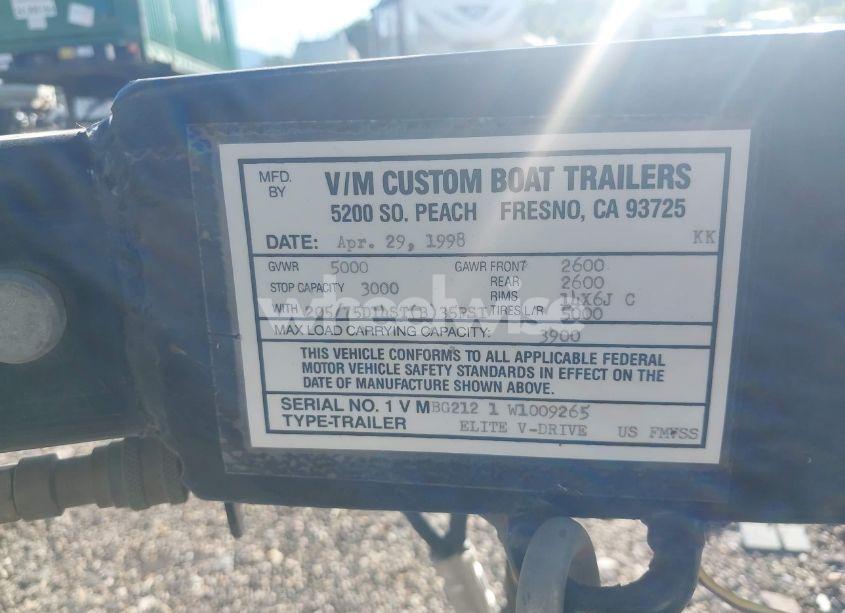 Photo 12 of 1998 Ski Centurion COMPETITION (VIN FINB7572A898)