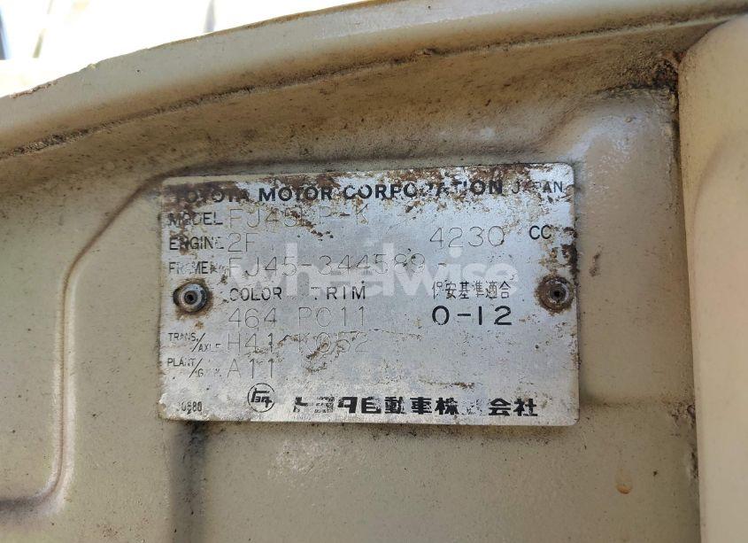 Photo 9 of 1983 Toyota Pickup (VIN FJ45344589)