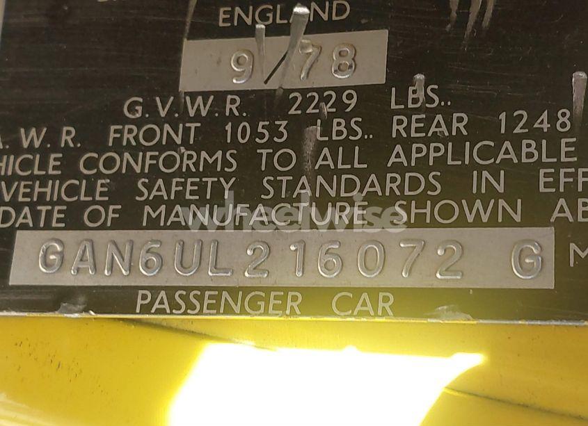 Photo 9 of 1979 Mg Midget (VIN GAN6UL216072G)