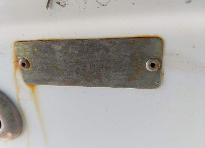 Photo 9 of 2019 Hurricane Other (VIN GDY00104F819)