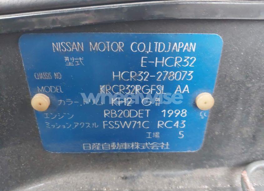 Photo 9 of 1992 Nissan Skyline (VIN HCR32278073)