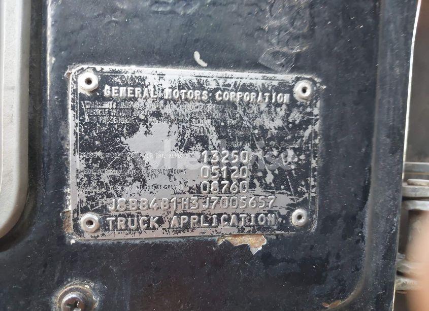 Photo 8 of 1988 Chevrolet Tilt MASTER W4S042 (VIN J8BB4B1H3J7005657)