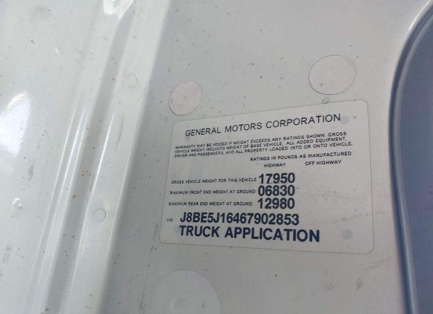 Photo 8 of 2006 Chevrolet W5s042 W5500 DSL CRW (VIN J8BE5J16467902853)