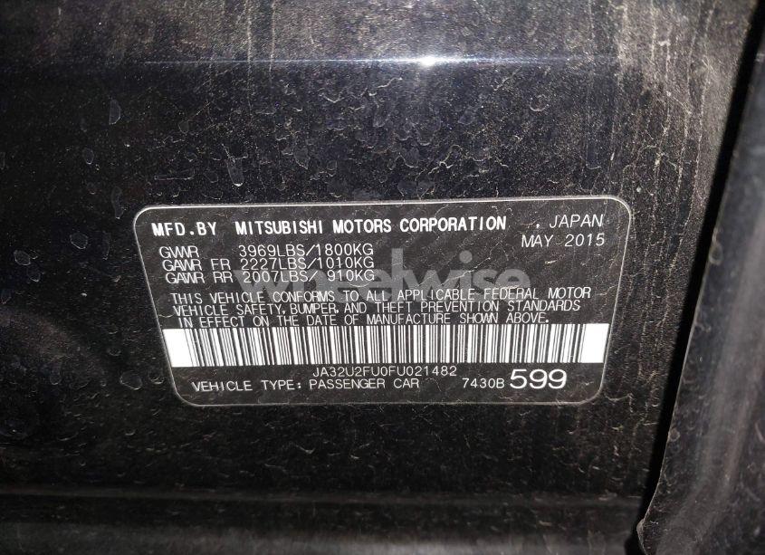 Photo 9 of 2015 Mitsubishi Lancer ES (VIN JA32U2FU0FU021482)