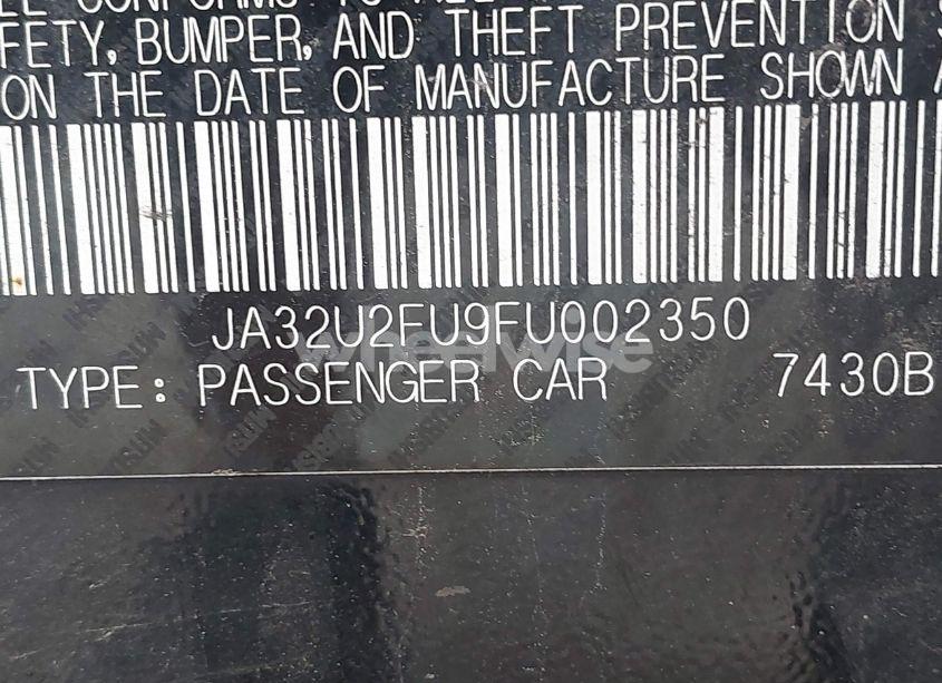 Photo 9 of 2015 Mitsubishi Lancer ES (VIN JA32U2FU9FU002350)